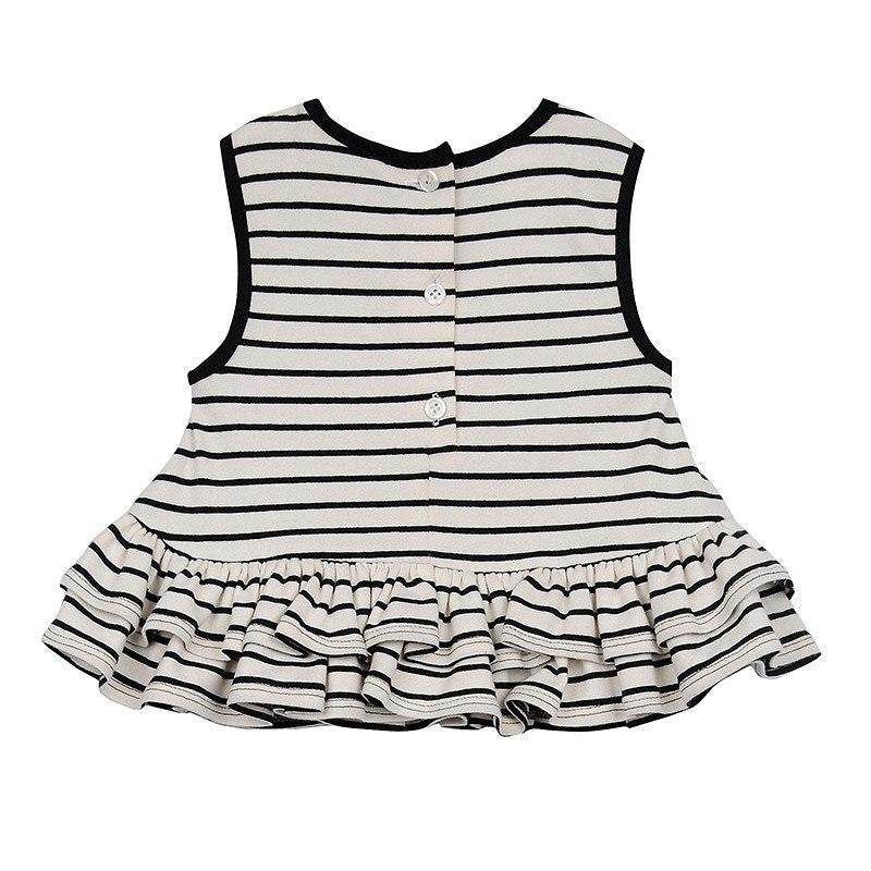 Outfit - Genny Striped Ruffle Legging Set