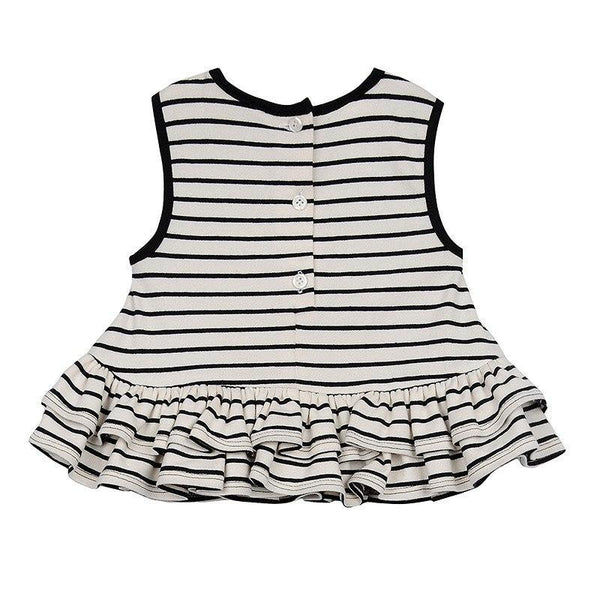 Outfit - Genny Striped Ruffle Legging Set