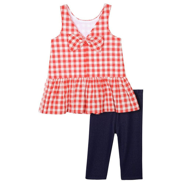 Outfit - Georgia Red Gingham Set