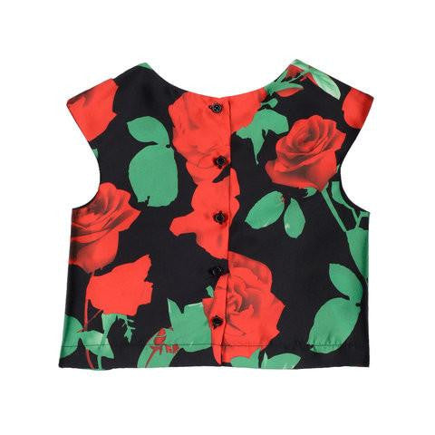 Outfit - Hailey Red Rose Skirt Set