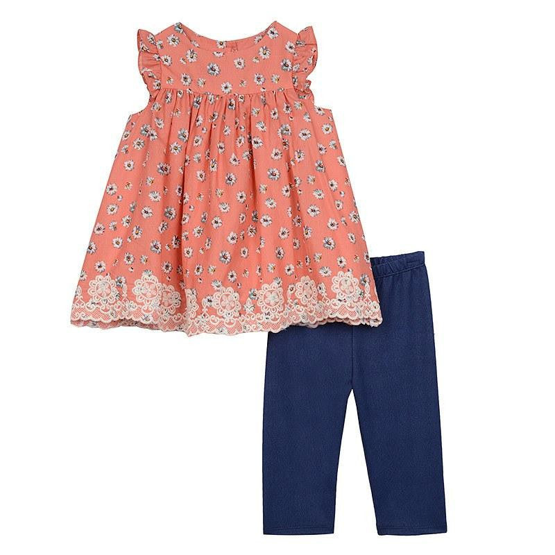 Outfit - Joanna Orange Legging Set