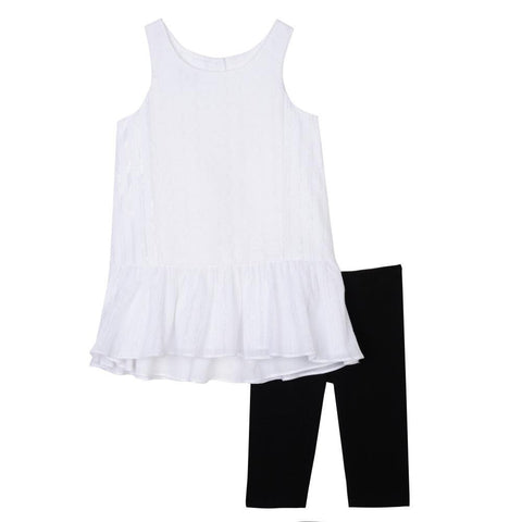 Joanna Silver Stripes Legging Set