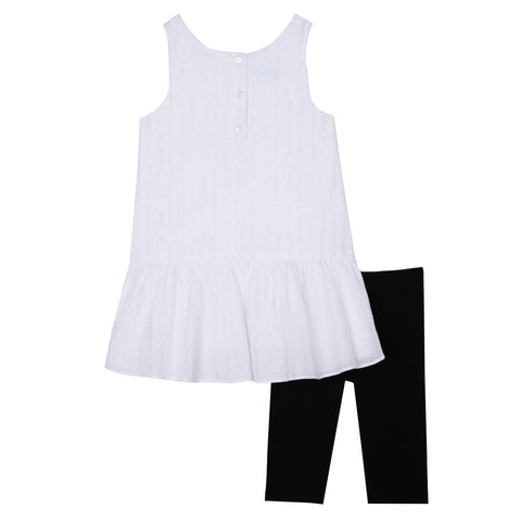 Joanna Silver Stripes Legging Set