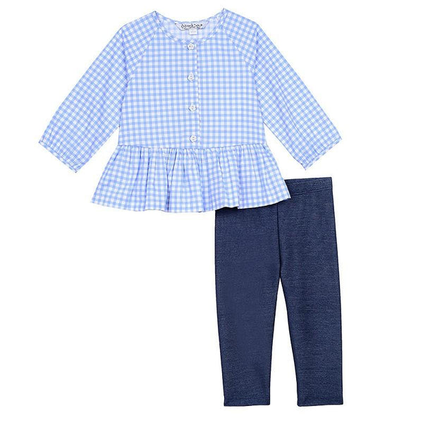 Outfit - Joni Gingham Legging Set