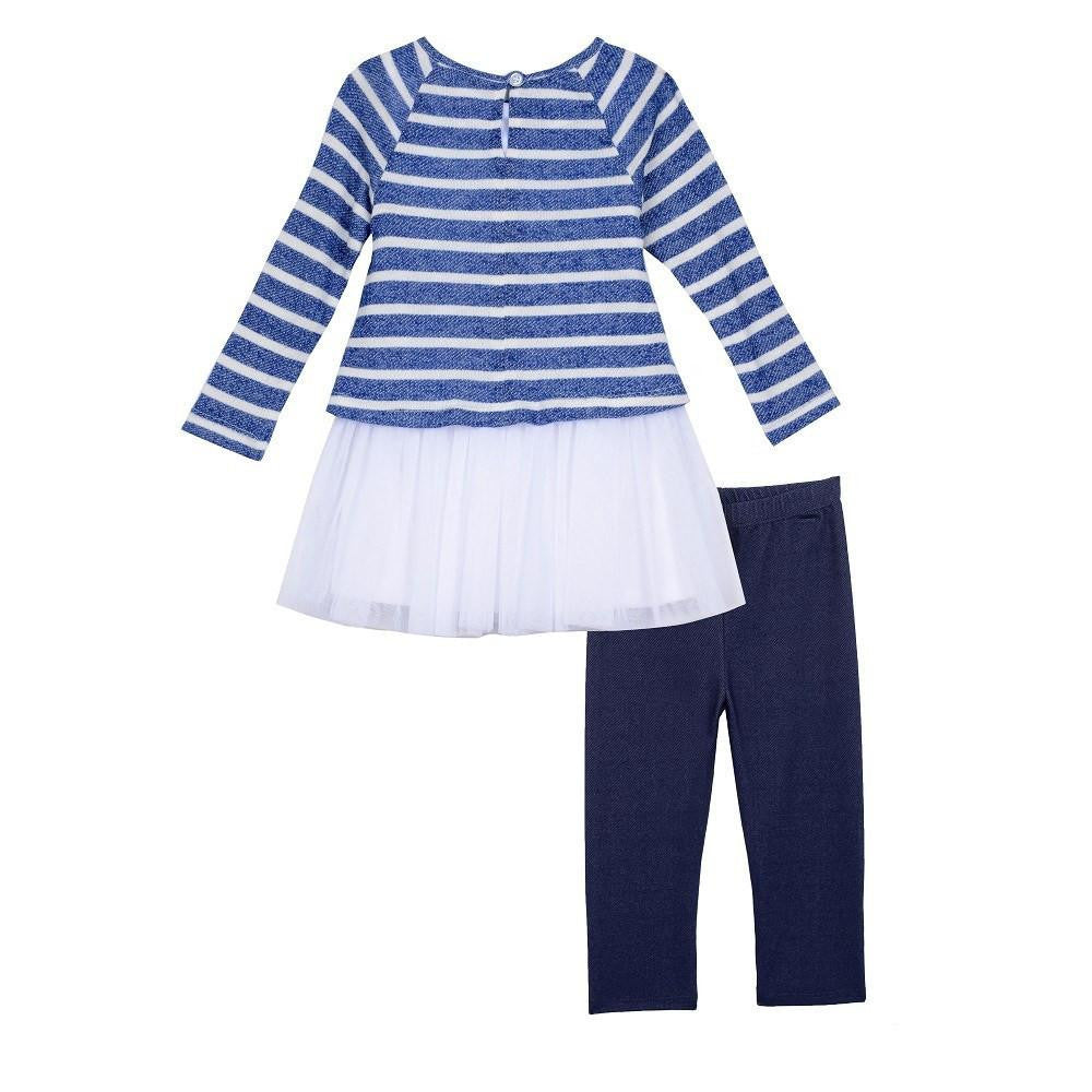 Outfit - Jordyn Blue Stripe Legging Set