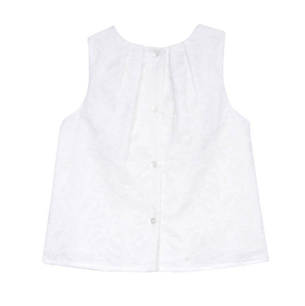 Outfit - Nadia White Lace Tank