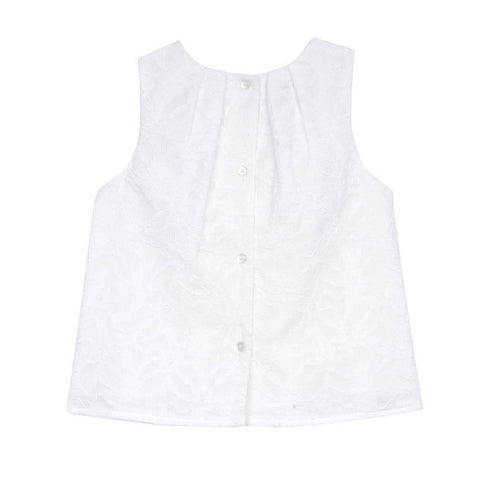 Nadia White Lace Tank