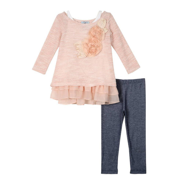 Outfit - Nini Peach Sweater Set