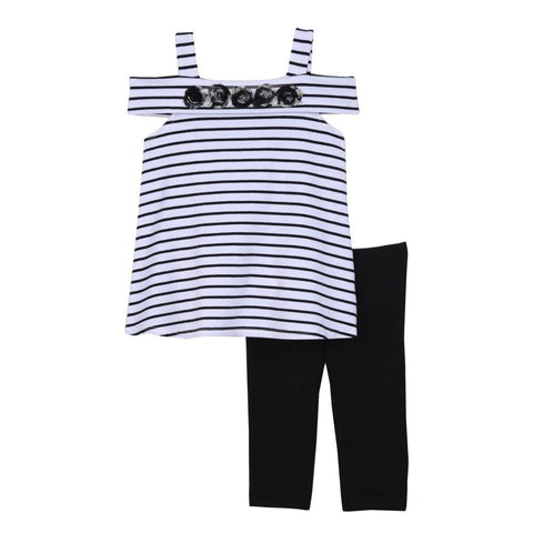 Nya Stripe Legging Set