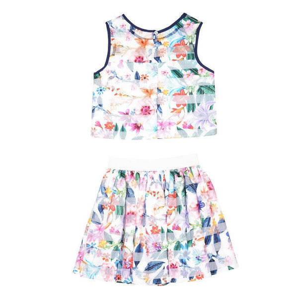 Outfit - Rita Bright Floral Skirt Set