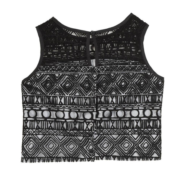 Outfit - Rita Flocked Skirt Set