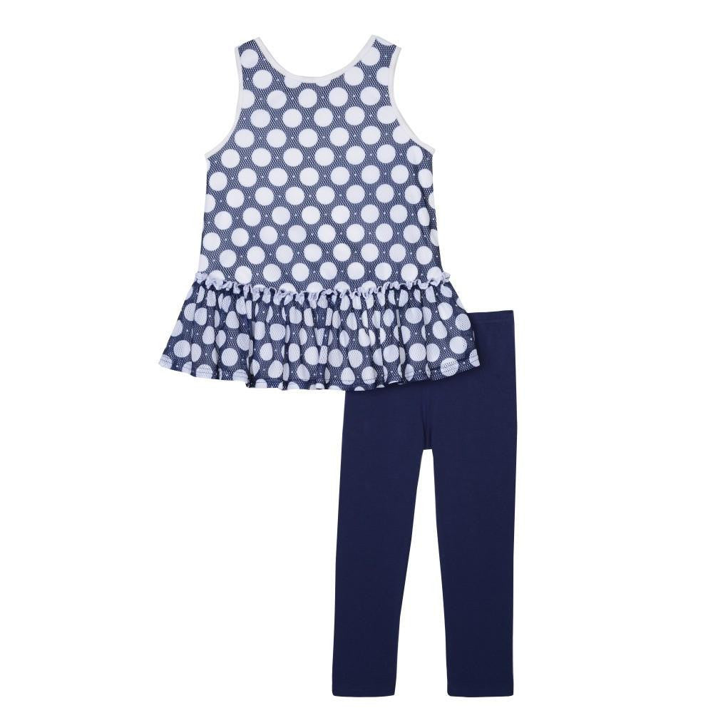 Outfit - Sonia Navy Mesh Legging Set