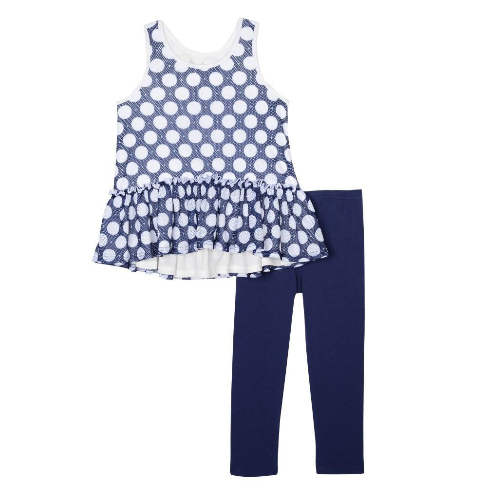 Outfit - Sonia Navy Mesh Legging Set