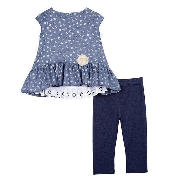 Outfit - Sybil Heart Legging Set