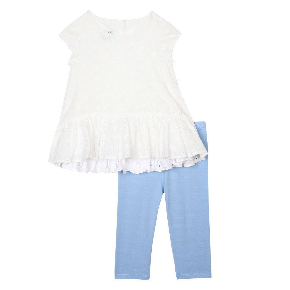 Outfit - Sybil White Eyelet Set