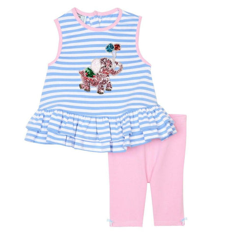 Tzipi Blue Elephant Set