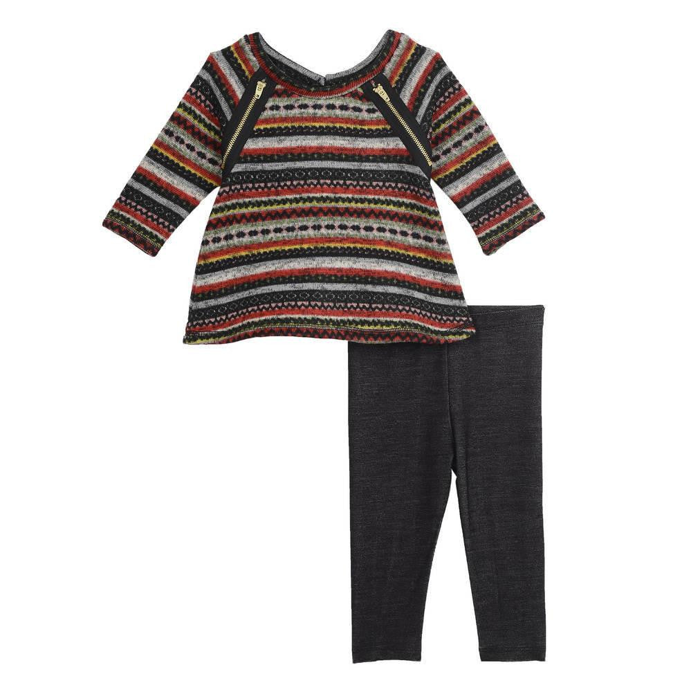 Outfit - Zazie Fair Isle Legging Set