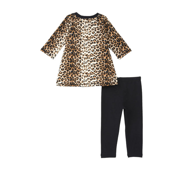 Outfit - Zazie Leopard Print Legging Set