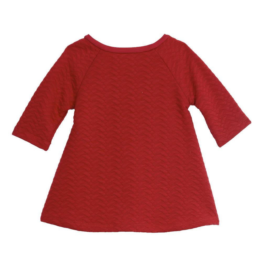 Outfit - Zazie Red Quilted Legging Set